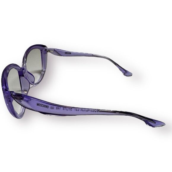 Moschino MO631 Purple Cat-Eye Eyeglasses Reading Glasses 57-15-140mm Rare - Picture 5 of 10